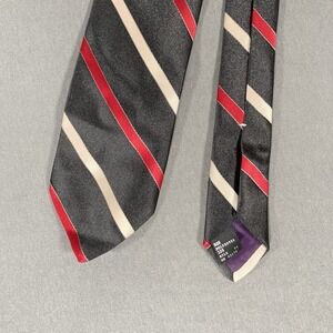 Vintage Beau Brummell Neck Tie Striped Made In‎ USA 43170 Business 70s 80s 90s